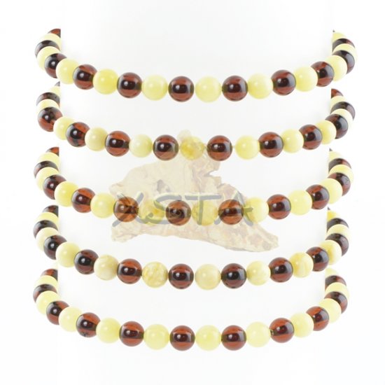 Wholesale round amber bracelet
